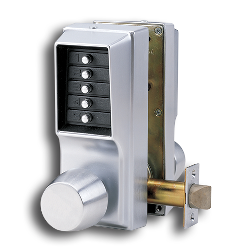 Simplex Keyless Pushbutton Mechanical Door Lock w/ changeable combo Grey 