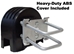 Premium Heavy Duty Cantilever Gate Roller - Round Nylon - HA55R