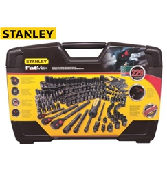 Stanley® Fatmax® 229 Piece Matte Black Chrome Mechanic’s Tool Set 
