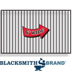 Welded Commercial Ornamental Black Flat Top Two Rail Drive Gates welded commercial ornamental black flat top two rail drive gates, drive gares, ornamental drive gates, commercial gates, flat top fencing, weldable drive gates, weldable gates, 2-rail panels, galvanized gates, powder-coated, blacksmith brand, 16-gauge, weldable walk gates, walk gates, ts distributors