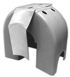 Safety Roller Cover - 4" Round gate hardware, cantilever gate system