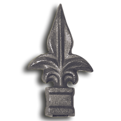 Cast Iron Spear Point Finial cast iron spear point finial, cast iron finial, spear point finial, metal finial, fence accessories, designmaster, cast iron fence accessories, fence posts, cast iron finials for sale, finials, spear finails, decorative finials, fence posts, ts distributors