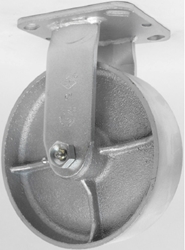 Semi-Steel Rigid Casters with Roller Bearing 