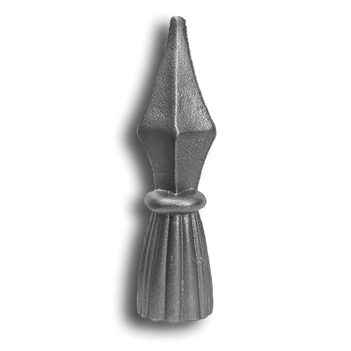 1 Inch Cast Iron Finials  - SQUARE