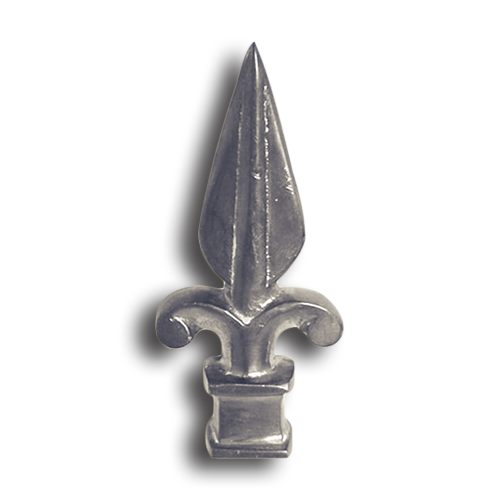1/2 Inch Cast Iron Finials  - SQUARE