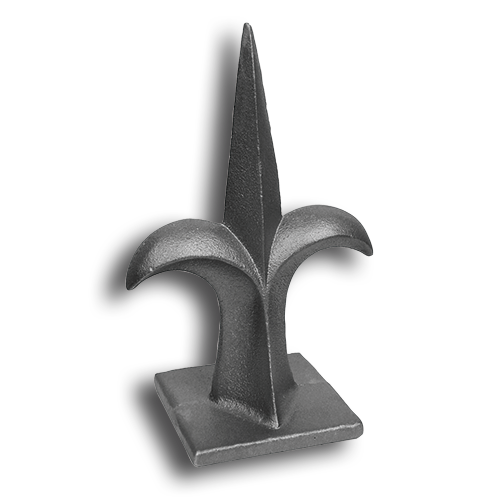 4 Inch Cast Iron Finials  - SQUARE