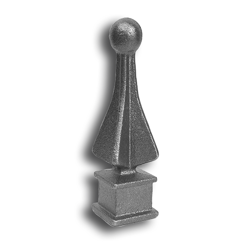 1-1/4 Inch Cast Iron Finials  - SQUARE