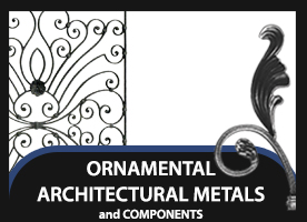 ORNAMENTAL ARCHITECTURAL METALS FOR HANDRAIL FENCING GATES AND MORE