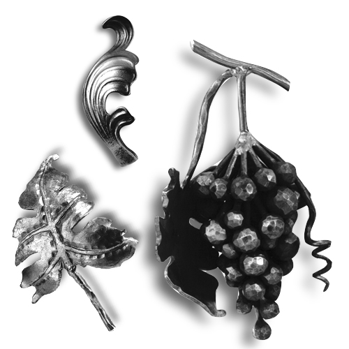Steel Leaves and Grapes