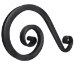 1" S-Scroll 9-3/4" x 19-5/8" - SFF058