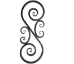 3/4"S-Scroll 11-3/8" x 30-1/4"  - SFF059