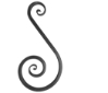 3/4" S-Scroll 9-3/4" X 19-5/8" 