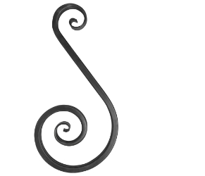 3/4" S-Scroll 9-3/4" X 19-5/8" 