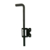 Mild Steel Drop Rod with Wood Brackets 