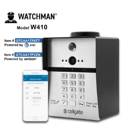 410 CELLULAR AT&T TELEPHONE ENTRY SYSTEM Watchman, cellgate, telephone entry system, video telephone, AT&T gate entry system, Verizon gate entry system