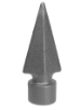 5/8" Cast Iron Spear Point Finial 
