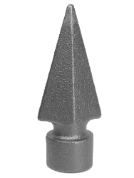 5/8" Cast Iron Spear Point Finial 