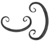 5/8" Forged Steel Tubular C Scroll - 7-3/4" Forged tubing, forged steel tubular scrolls, lightweight metal scrolls, hollow steel tube scrolls, tubular wrought iron scrolls, metal scrolls in houston, metal scrolls in austin, metal scrolls in chicago, discounted wrought iron scrolls, hollow s scrolls, hollow c scrolls, tubular wrought iron, decorative wrought iron, scroll tubing, cheap metal wrought iron, metal scroll supplier, forged c, forged steel c, tubular steel, areterro scrolls, italian metal, architectual c scrolls, discounted metal tube scrolls, modern tubular c scrolls, SF0084