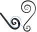 5/8" S-Scroll 10" X 20-3/8" - SFF080