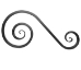 5/8" S-Scroll 10" X 20-3/8" - SFF080