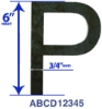 6" Helvetica Bold Letter laser cut steel letter, laser cut steel numbers, 3/16 steel letters, 3/16 steel numbers, steel house numbers, ornamental metal numbers, decorative steel numbers, decorative steel letters, 6 inch steel letters, 6 inch steel numbers