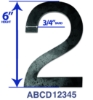 6" Helvetica Bold Numbers Custom Cut Metal Letters, Custom Cut Metal Numbers, Steel Numbers, Steel Letters, Aluminum Letters, Aluminum Numbers, Plasma Cut Design, Custom Design, Waterjet Cut, Custom Cut Wood Designs, Custom Cut PVC, custom cut steel designs, Custom Cut Stainless Steel