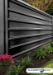 72" H x 72" W Full Privacy PBU Panel Fencing System Components - PBU6BLK