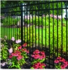 Aluminum 4-Rail Extended Top / Extended Bottom rackable aluminum fence, 6ft aluminum fence panel, aluminum fence post, 4 rail aluminum fence 