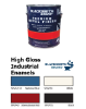 Blacksmith Brand High Gloss Industrial Enamels for Metal Semi-gloss paint, black satin finish, premium metal paint