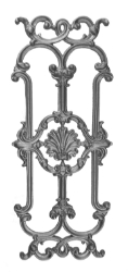 Cast Iron Baulster - Side Backed Out 