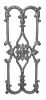Cast Iron Baulster - Side Backed Out 