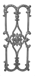 Cast Iron Baulster - Side Backed Out 