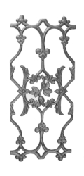 Cast Iron Baulster - Side Backed Out 