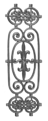 Cast Iron Baulster - Single-Faced 
