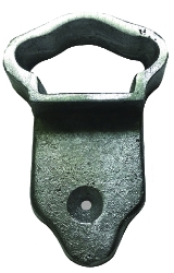 Cast Iron Handrail End for Wide Cover Rail (MCR112) 