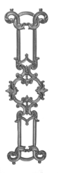 Cast Iron Traditional Panel Cast iron panel, panel, victorian design, victorian panel, fence panels, metal panels, decorative panels, ts distributors
