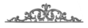 Crown - Pontalba Design Cast Iron Casting, Cast Iron Crown, Pontalba Design, Cast Iron Pontalba Design, Metal Crown, TS Distributors