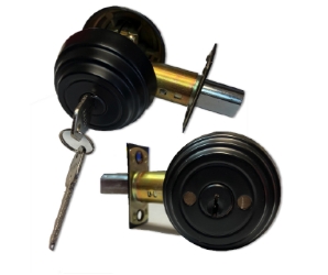 Economy Standard Duty Double Cylinder Deadbolt <meta name="word="economy deadbolt, double cylinder deadbolt, black matte deadbolt, deadbolt for door, best price deadbolt, concealed mounting screws on deadbolt, polished brass deadbolt, antique brass deadbolt, Grade 3 deadbolt">