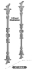 Elegant Doric Baluster with 30-Degree Pitch 