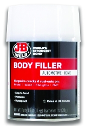 JB Weld Body Filler <meta name="word="JB weld body filler, Red Cream Hardener, Metal Body filler, Quick Shape body filler, sandable body filler, quick dry body biller, Non-shrinking body filler, Permanently durable body filler">