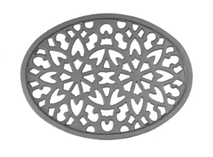 Oval Vent Facade Cast iron casting, cast iron panels, panels, fence panels, decorative fence panels, decorative panels, metal panels, oval design, oval design panel, ts distributors