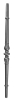 Cast Iron Railing Baluster 