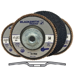Premium Flap Disc with Quick Change - 4-1/2" x 5/8"-11 Caution tape, halogen flood lights, polyethylene fence, barricade fence, crowd control fence, oxy-acetylene cutting tips, flashback arrestors, miller, blacksmith brand, pesticide respirator, welding respirator, polycarbonate face shield, welding goggle, wire cup brush, wire wheel, Irwin drill bit, resin fiber sanding disk, shank kit for polishing pad, Bearcat, Dewalt, bi-metal hole saw, grinding wheels, saw cut-off wheel, chop-saw wheel, abrasive flap wheel, Quikrete, polyurethane self-leveling sealant, weld cleaning hammers, Irwin quick grip, the original vise-grip, wire clamp, GOJO, MIG pliers, Aviation, crescent professional tool set, cable hoist, manual chain hoist, Komelon, polycast, contour gauge