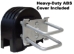 Premium Heavy Duty Cantilever Gate Roller - Round Nylon - HA55R