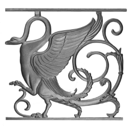 Pseudo Griffin" Panel Décor - Double Faced  