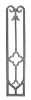 Railing Panel Cast iron casting, cast iron panel, railing panel, decorative panels, metal panels, cast iron railing panels, metal railing panels, decorative cast iron railing panels