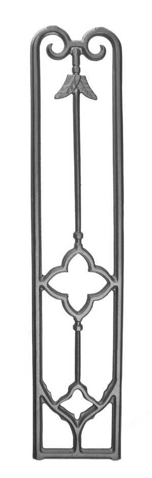 Railing Panel Cast iron casting, cast iron panel, railing panel, decorative panels, metal panels, cast iron railing panels, metal railing panels, decorative cast iron railing panels
