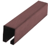 Red Primed Steel Standard Duty Sliding Door Track 