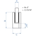 Round Glass Clamp for Flat Surface - SFE11600000