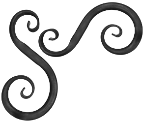 S-Scroll 3/4" Tube - 5" X 10" 